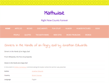 Tablet Screenshot of mathwise.net